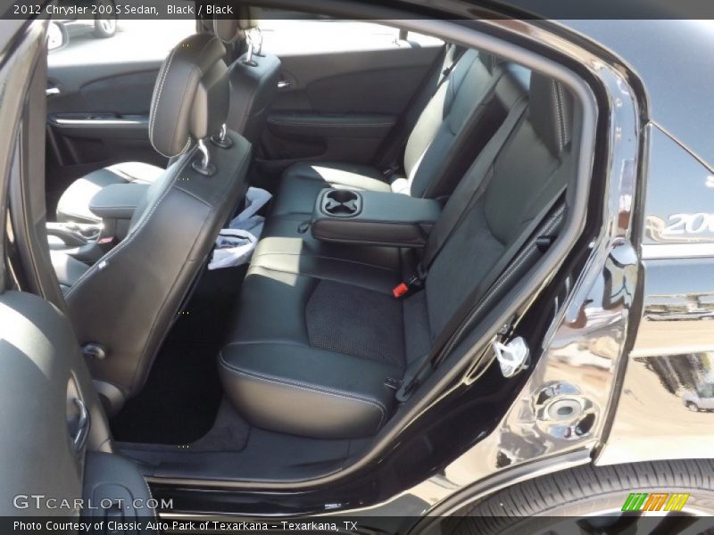 Black / Black 2012 Chrysler 200 S Sedan