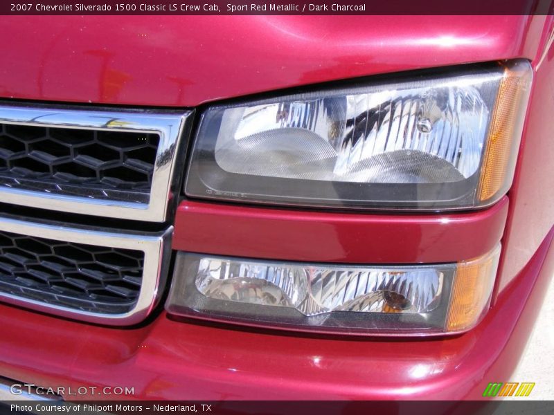 Sport Red Metallic / Dark Charcoal 2007 Chevrolet Silverado 1500 Classic LS Crew Cab