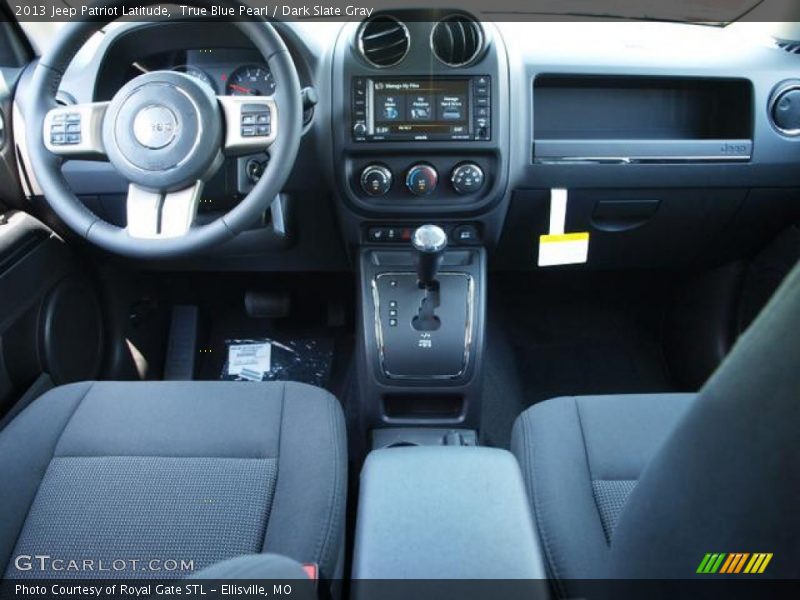 True Blue Pearl / Dark Slate Gray 2013 Jeep Patriot Latitude