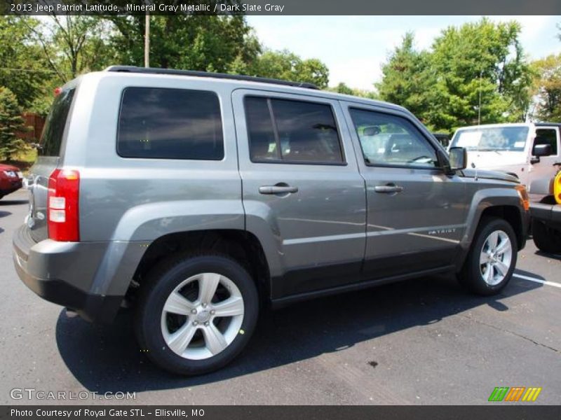 Mineral Gray Metallic / Dark Slate Gray 2013 Jeep Patriot Latitude