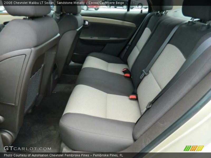 Sandstone Metallic / Cocoa/Cashmere Beige 2008 Chevrolet Malibu LT Sedan