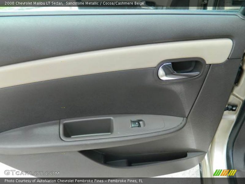 Sandstone Metallic / Cocoa/Cashmere Beige 2008 Chevrolet Malibu LT Sedan