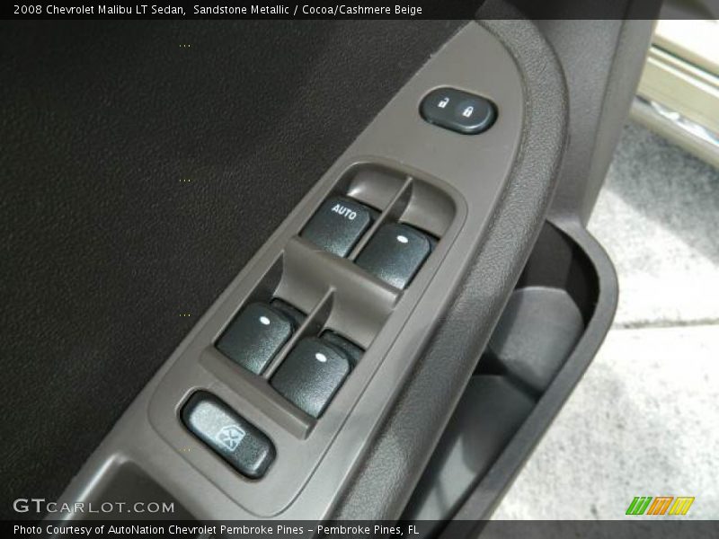 Sandstone Metallic / Cocoa/Cashmere Beige 2008 Chevrolet Malibu LT Sedan