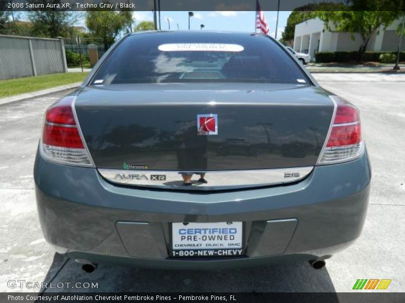 Techno Gray / Black 2008 Saturn Aura XR