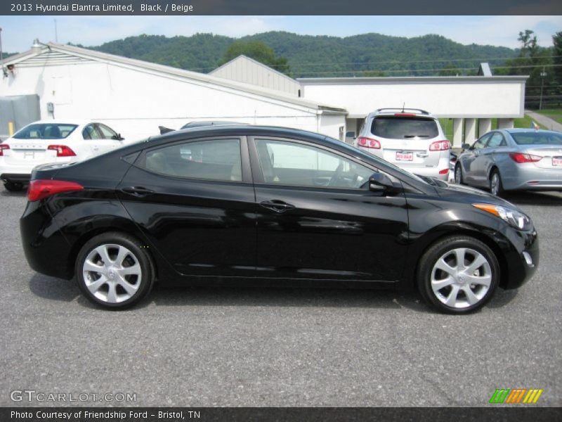 Black / Beige 2013 Hyundai Elantra Limited