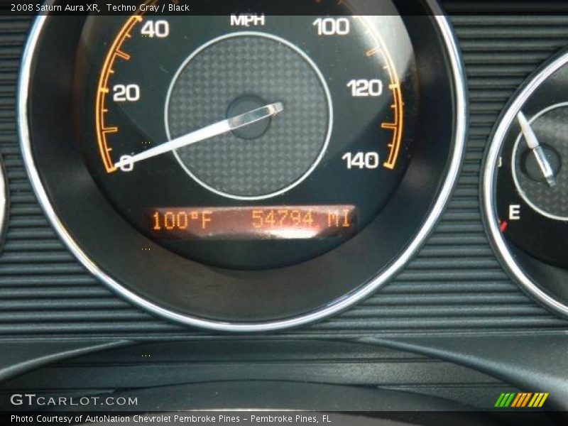 Techno Gray / Black 2008 Saturn Aura XR