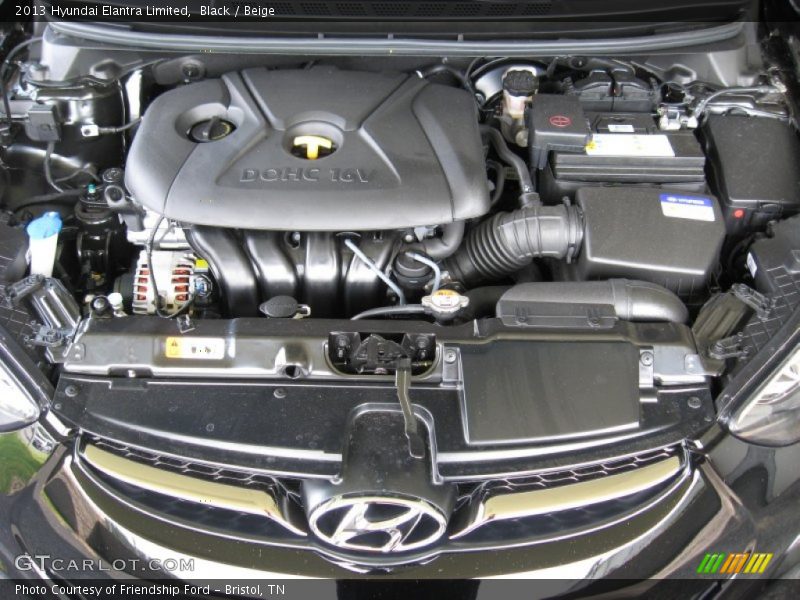 Black / Beige 2013 Hyundai Elantra Limited
