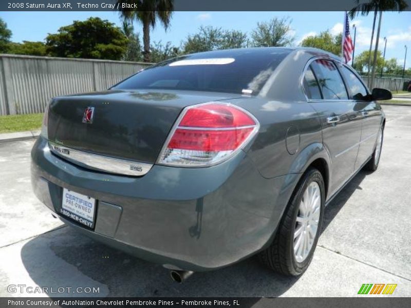 Techno Gray / Black 2008 Saturn Aura XR