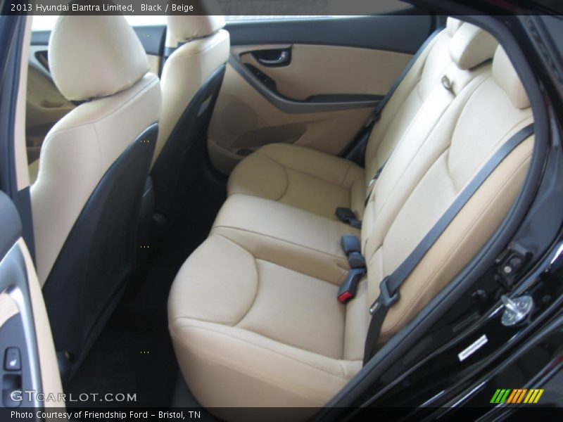 Black / Beige 2013 Hyundai Elantra Limited