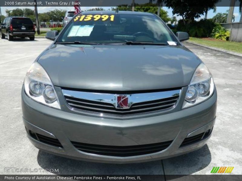 Techno Gray / Black 2008 Saturn Aura XR