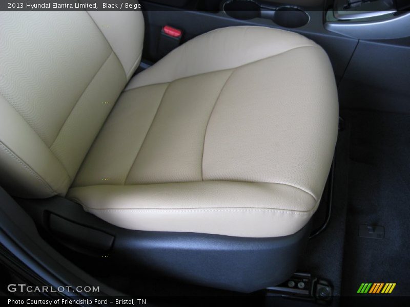 Black / Beige 2013 Hyundai Elantra Limited