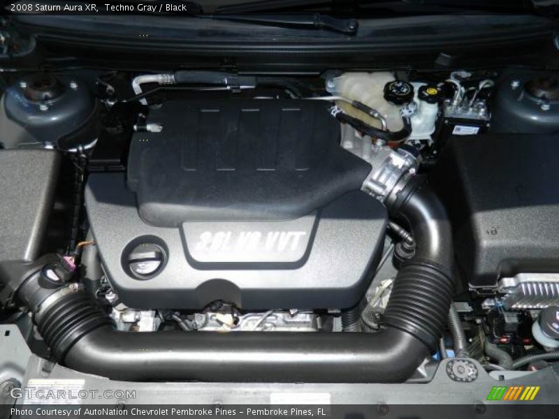 Techno Gray / Black 2008 Saturn Aura XR