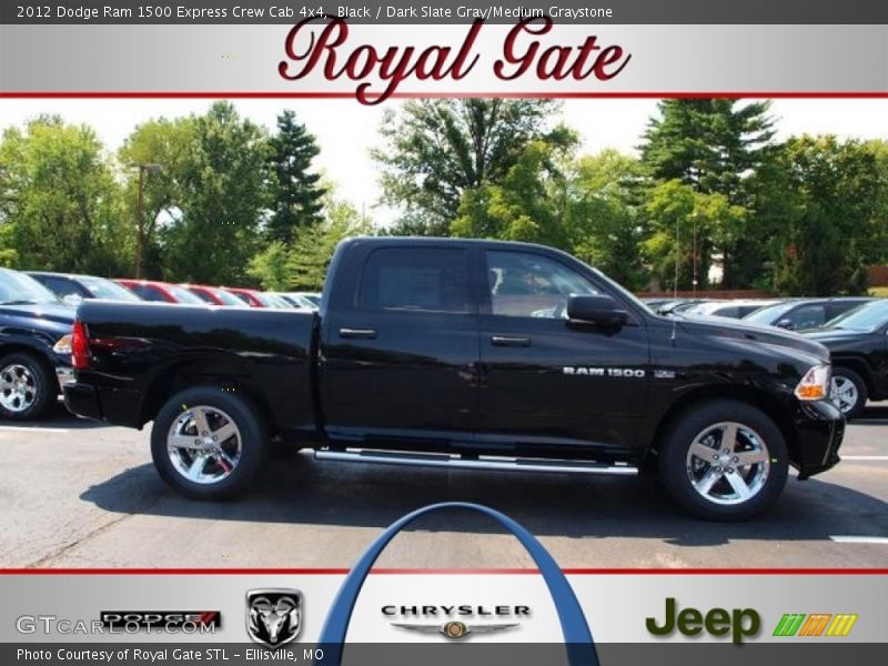 Black / Dark Slate Gray/Medium Graystone 2012 Dodge Ram 1500 Express Crew Cab 4x4