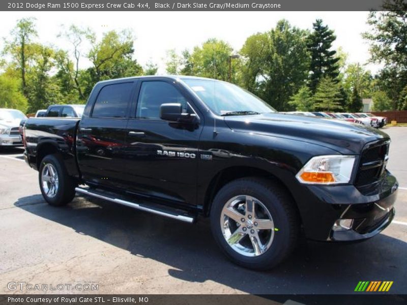 Black / Dark Slate Gray/Medium Graystone 2012 Dodge Ram 1500 Express Crew Cab 4x4