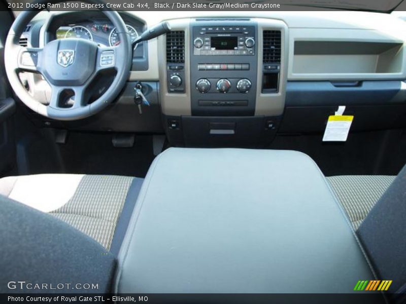 Black / Dark Slate Gray/Medium Graystone 2012 Dodge Ram 1500 Express Crew Cab 4x4