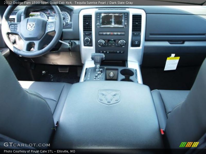 Tequila Sunrise Pearl / Dark Slate Gray 2012 Dodge Ram 1500 Sport Quad Cab 4x4