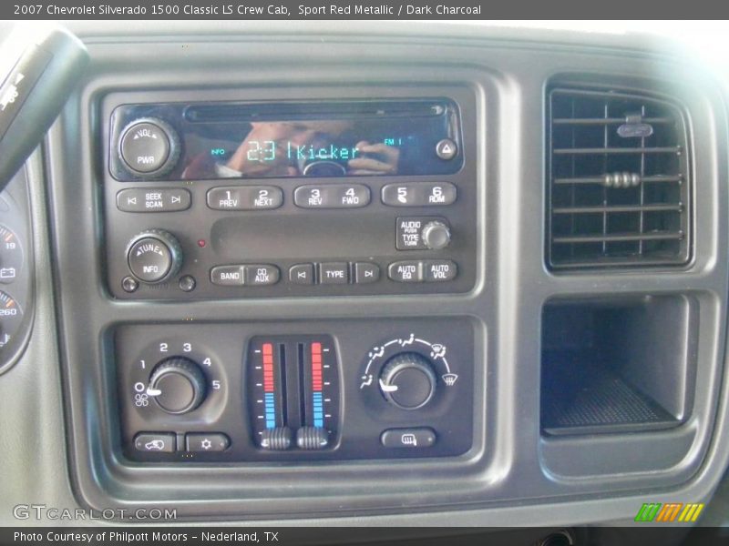 Sport Red Metallic / Dark Charcoal 2007 Chevrolet Silverado 1500 Classic LS Crew Cab