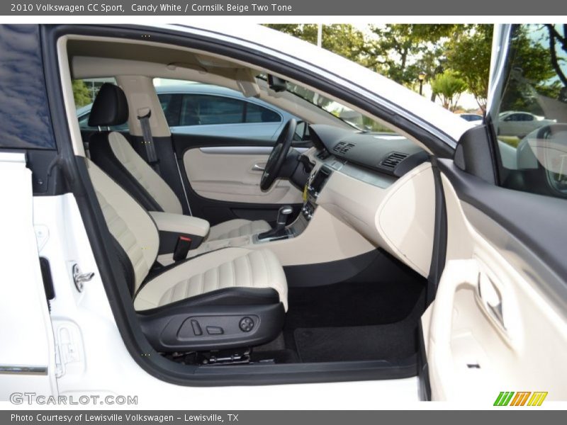 Candy White / Cornsilk Beige Two Tone 2010 Volkswagen CC Sport