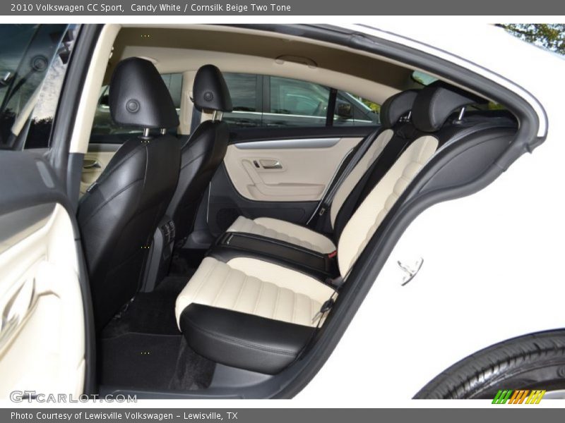 Candy White / Cornsilk Beige Two Tone 2010 Volkswagen CC Sport
