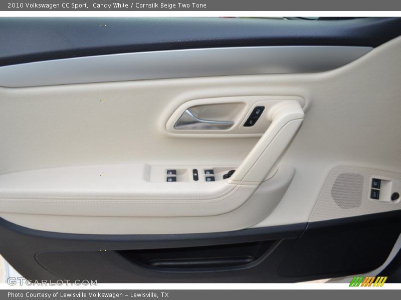 Candy White / Cornsilk Beige Two Tone 2010 Volkswagen CC Sport