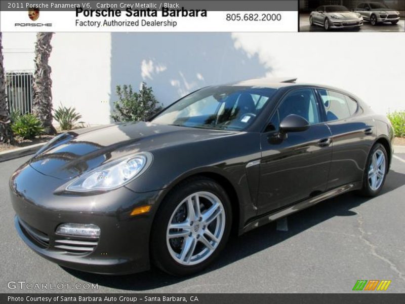 Carbon Grey Metallic / Black 2011 Porsche Panamera V6