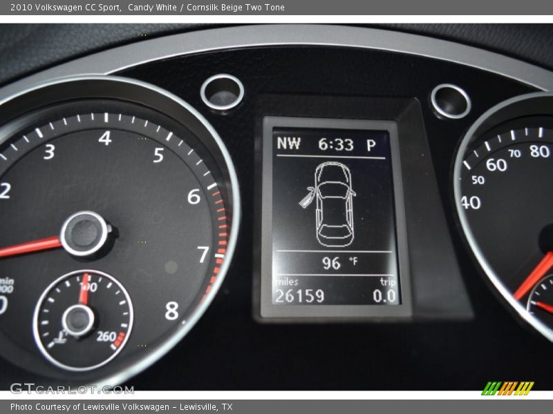 Candy White / Cornsilk Beige Two Tone 2010 Volkswagen CC Sport
