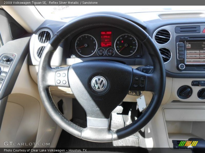 Reflex Silver Metallic / Sandstone 2009 Volkswagen Tiguan SE