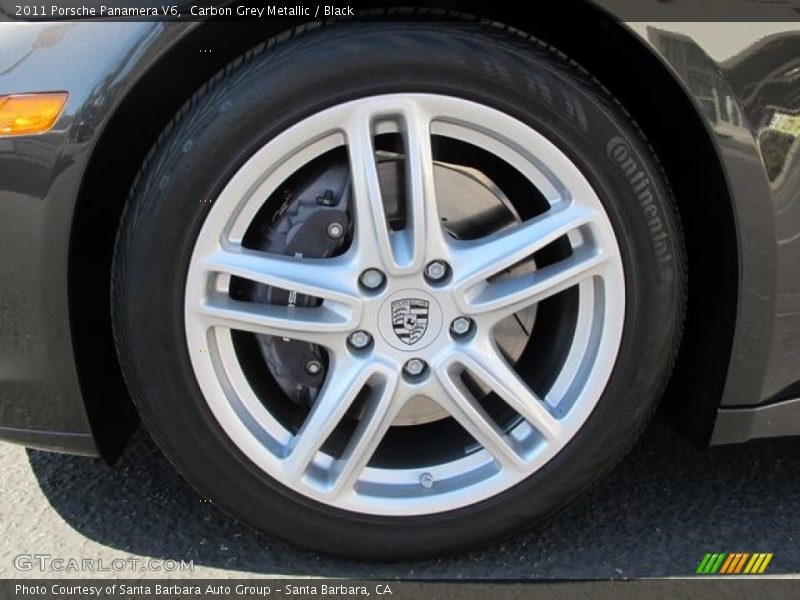 Carbon Grey Metallic / Black 2011 Porsche Panamera V6