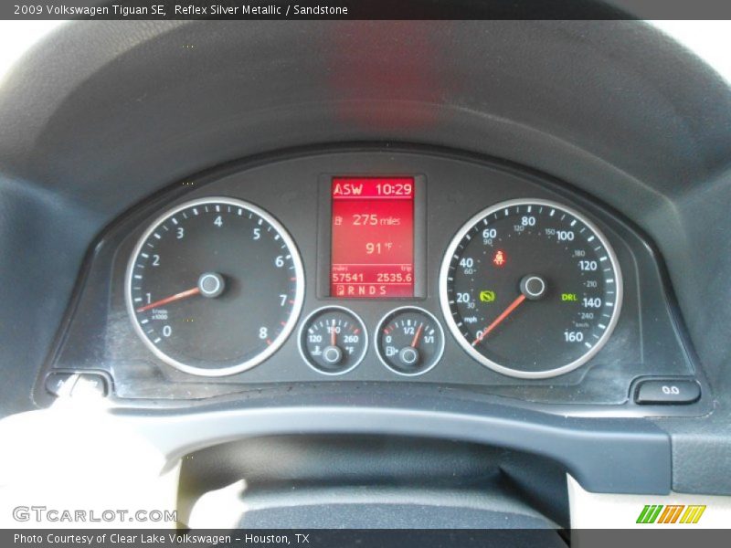Reflex Silver Metallic / Sandstone 2009 Volkswagen Tiguan SE