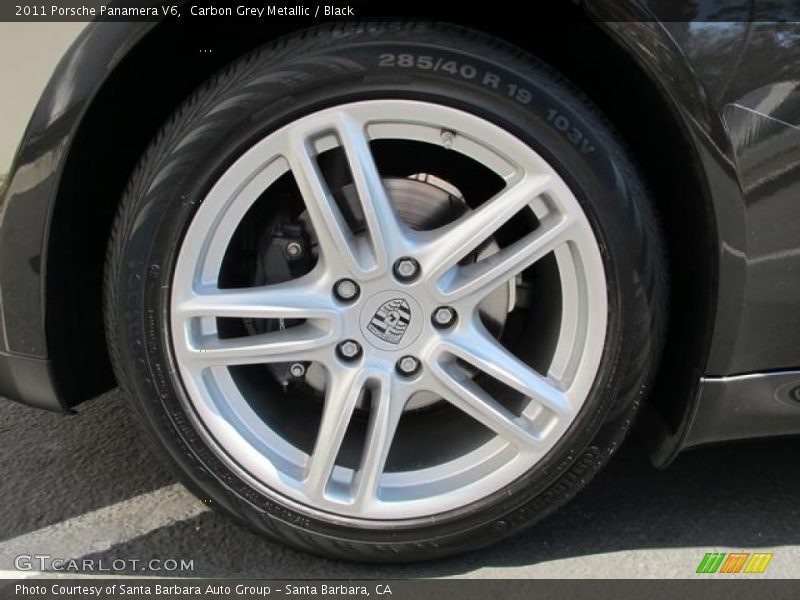 Carbon Grey Metallic / Black 2011 Porsche Panamera V6