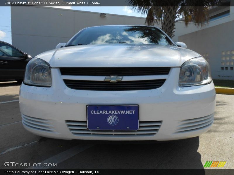 Summit White / Ebony 2009 Chevrolet Cobalt LT Sedan