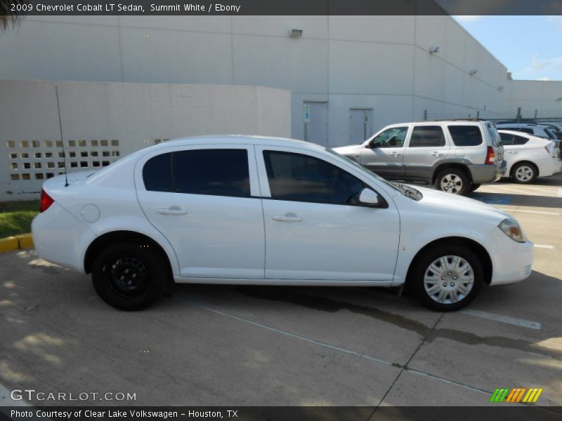 Summit White / Ebony 2009 Chevrolet Cobalt LT Sedan