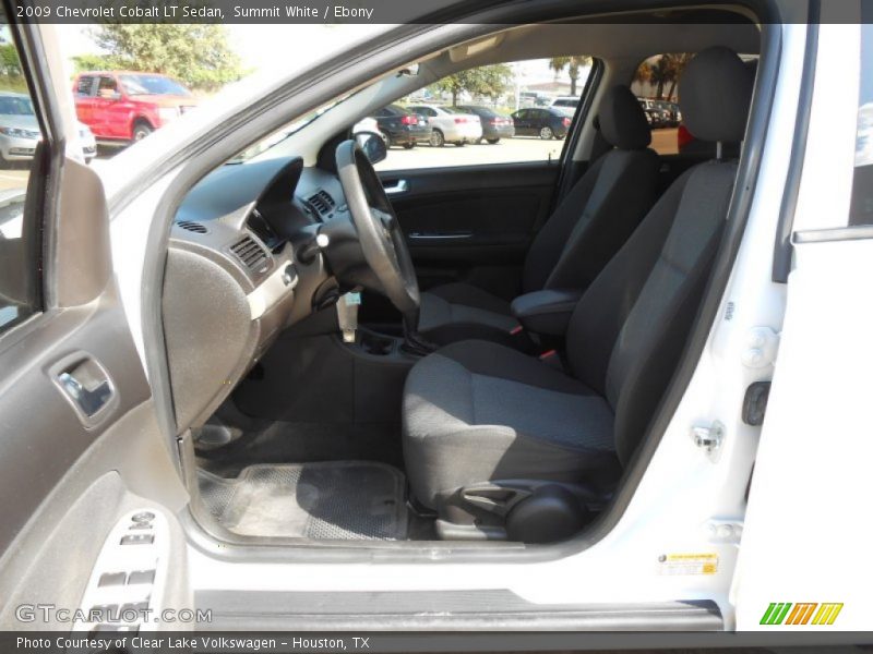 Summit White / Ebony 2009 Chevrolet Cobalt LT Sedan