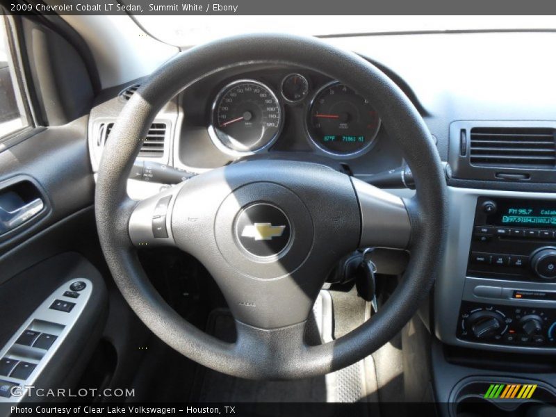 Summit White / Ebony 2009 Chevrolet Cobalt LT Sedan