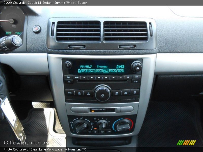 Summit White / Ebony 2009 Chevrolet Cobalt LT Sedan