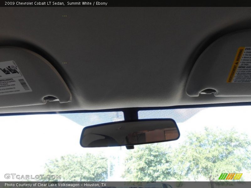 Summit White / Ebony 2009 Chevrolet Cobalt LT Sedan