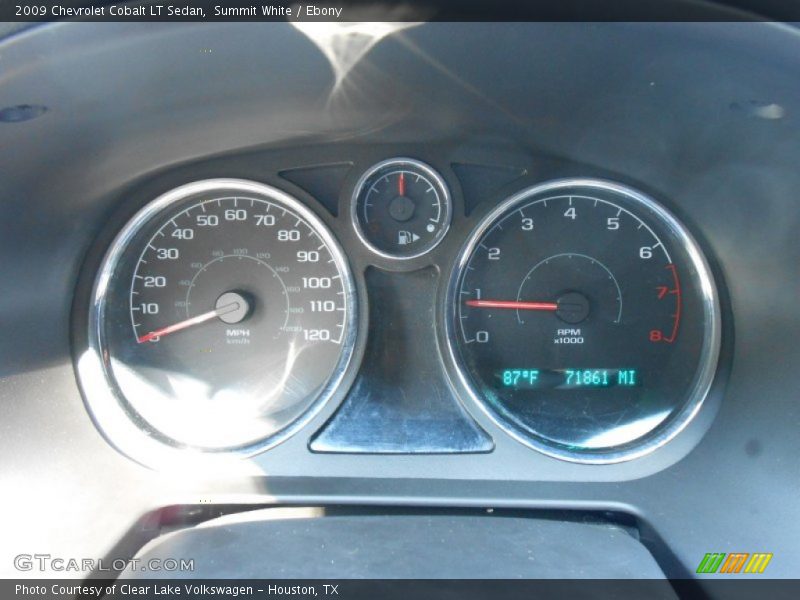 Summit White / Ebony 2009 Chevrolet Cobalt LT Sedan