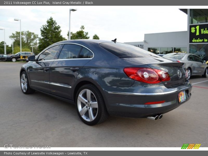 Island Gray Metallic / Black 2011 Volkswagen CC Lux Plus