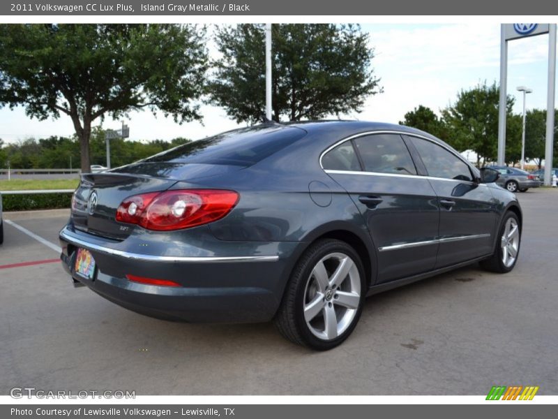 Island Gray Metallic / Black 2011 Volkswagen CC Lux Plus