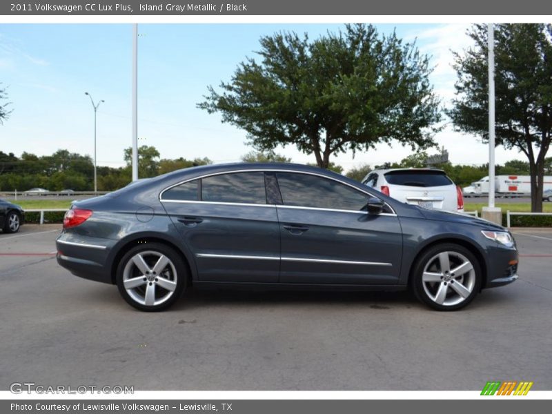 Island Gray Metallic / Black 2011 Volkswagen CC Lux Plus