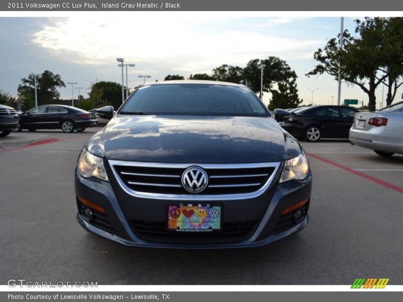 Island Gray Metallic / Black 2011 Volkswagen CC Lux Plus