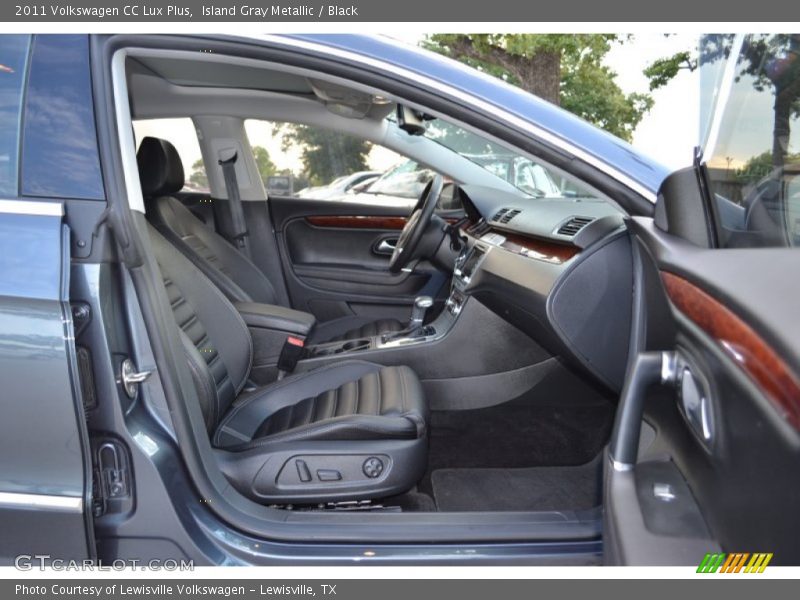 Island Gray Metallic / Black 2011 Volkswagen CC Lux Plus