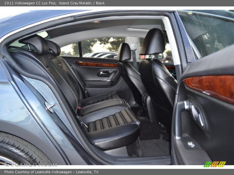 Island Gray Metallic / Black 2011 Volkswagen CC Lux Plus