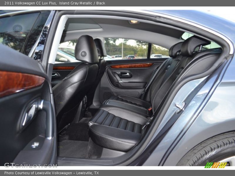 Island Gray Metallic / Black 2011 Volkswagen CC Lux Plus