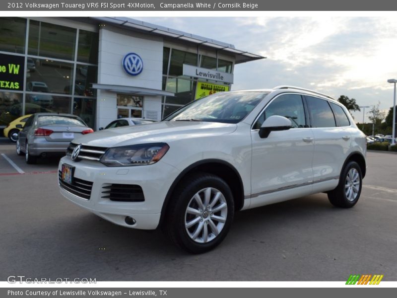Campanella White / Cornsilk Beige 2012 Volkswagen Touareg VR6 FSI Sport 4XMotion