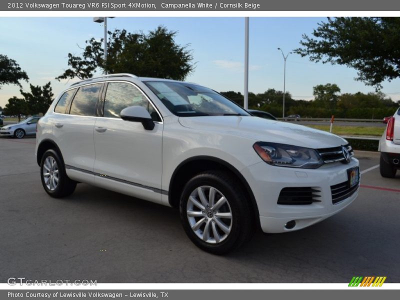 Campanella White / Cornsilk Beige 2012 Volkswagen Touareg VR6 FSI Sport 4XMotion