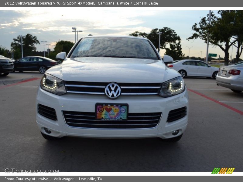 Campanella White / Cornsilk Beige 2012 Volkswagen Touareg VR6 FSI Sport 4XMotion