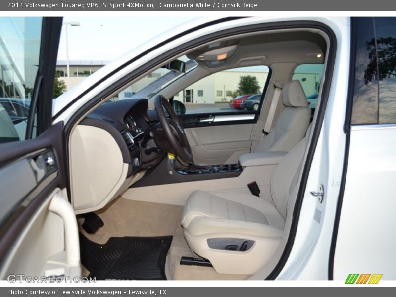 Campanella White / Cornsilk Beige 2012 Volkswagen Touareg VR6 FSI Sport 4XMotion