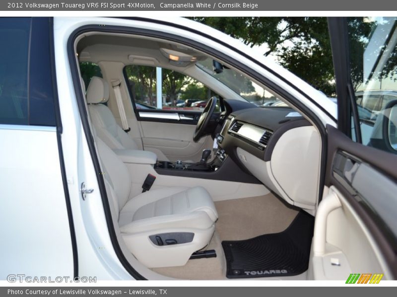 Campanella White / Cornsilk Beige 2012 Volkswagen Touareg VR6 FSI Sport 4XMotion