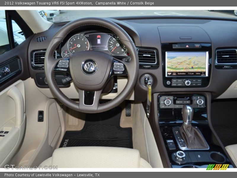 Campanella White / Cornsilk Beige 2012 Volkswagen Touareg VR6 FSI Sport 4XMotion